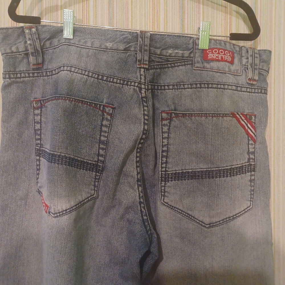 Coogi men's blue jean pants waist 36 length 34